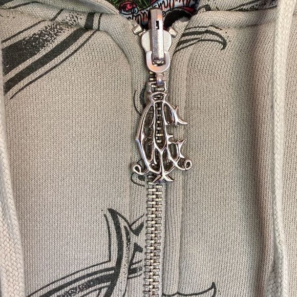 Reversible Christian Audigier hoodie - Picture 8 of 9